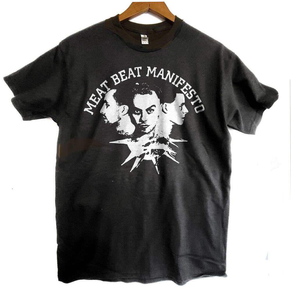 Meat Beat manifesto band t shirt Size Medium Black